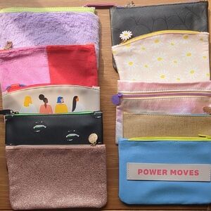 Set Of 10 Ipsy Cosmetic Bags